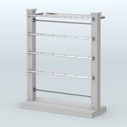 Островная система с перфорацией и разными поручнями №5, Серый