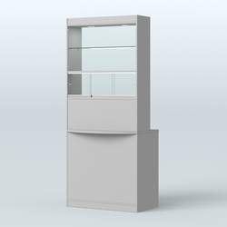 Витрина-прилавок Аптека №3, Серый