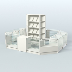 Торговый Островок "Эконом" №14 (13, 3 кв.м), Белый