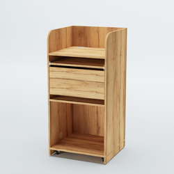 Стойка официанта "Бармен" №3 передвижная, Дуб Золотистый