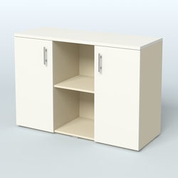 Греденция ТБ-01, Крем Вайс + Белый