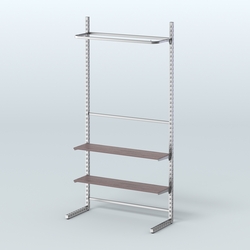 Система ЭЛЕГАНТ без ДСП №9 (1200 мм), Ясень Анкор темный