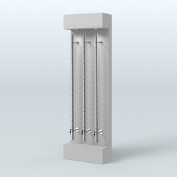 Стенд из ДСП с подсветкой для продажи очков №1 (З/Д), Серый