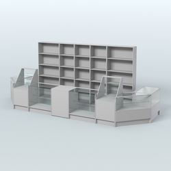 Торговый Островок "Эконом" №12 (8, 7 кв.м), Серый