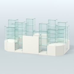 Павильон ИСТРА в центр зала №9а (закрытый) (6, 8 кв.м), Белый