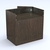 Прилавок из ДСП серии Тандем №2-900 с застекленным верхом и дверками Дуб Венге