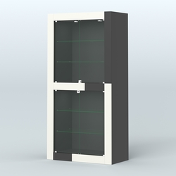 Витрина "Фаберлинк" №1, Черный + Белый