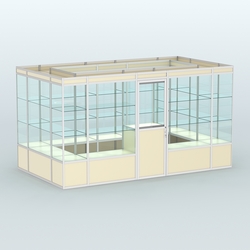 Павильон из профиля островной №2а, Крем Вайс