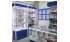 Изображение фотогаллереи №0 для раздела Распаковочные столы - стеллажи для аптеки серии Голубой горизонт
