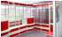 Изображение фотогаллереи №45 для раздела Витрины с зеркалом для аптеки серии RED