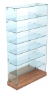 Стеклянная витрина для магазина зеркальная СПВДМ-ХП-12