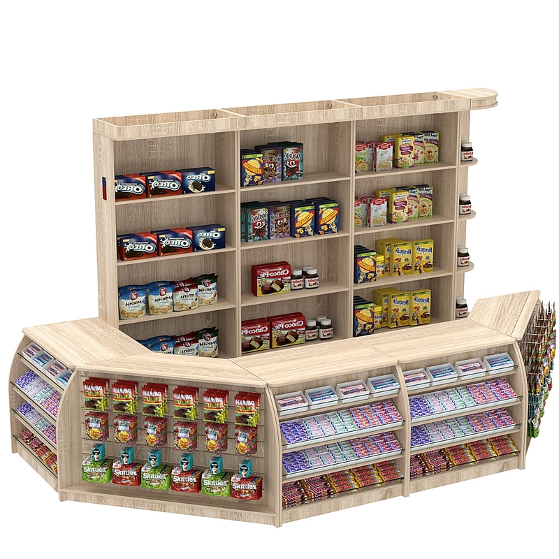 Кассовые зоны для магазина спортивного питания