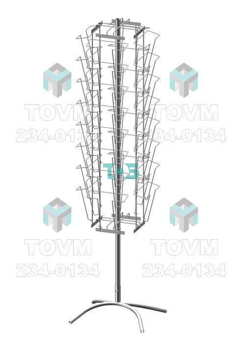 Б.ВР.05 Буклетница вращающаяся 32 ячейки А4