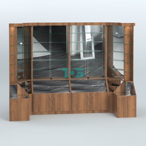Павильон со стеклянными полками серии Эталон №4