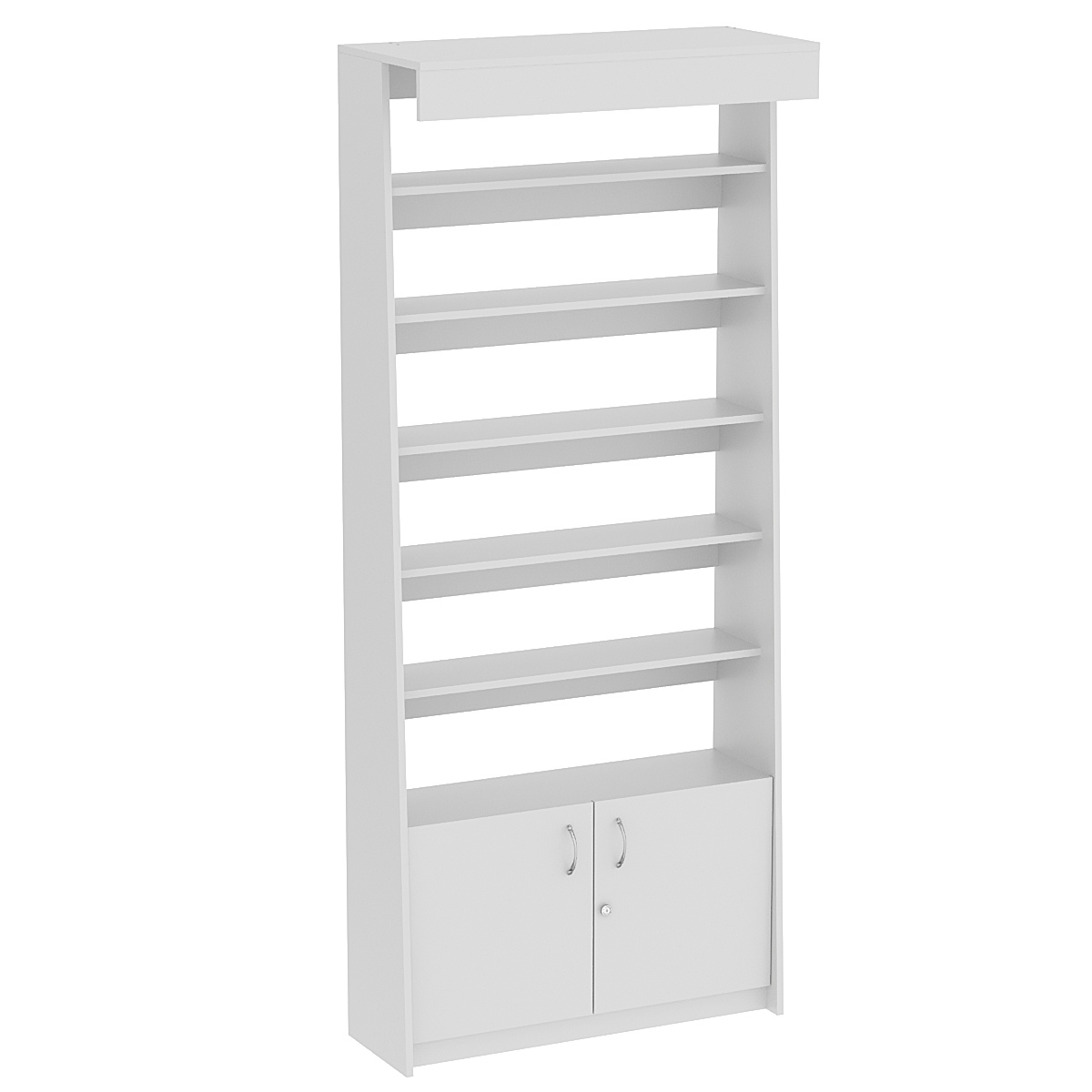 Стеллаж под книги №2 Cерый