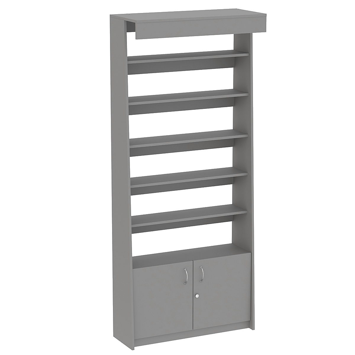 Стеллаж под книги №2 Темно-Серый