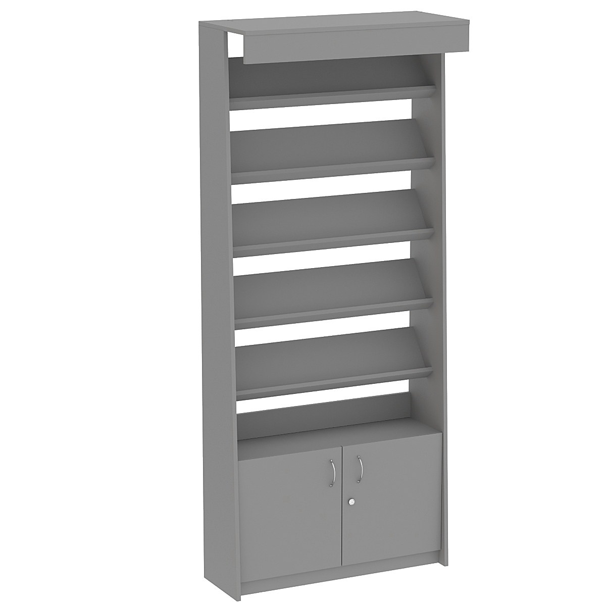 Стеллаж под книги №4 Темно-Серый