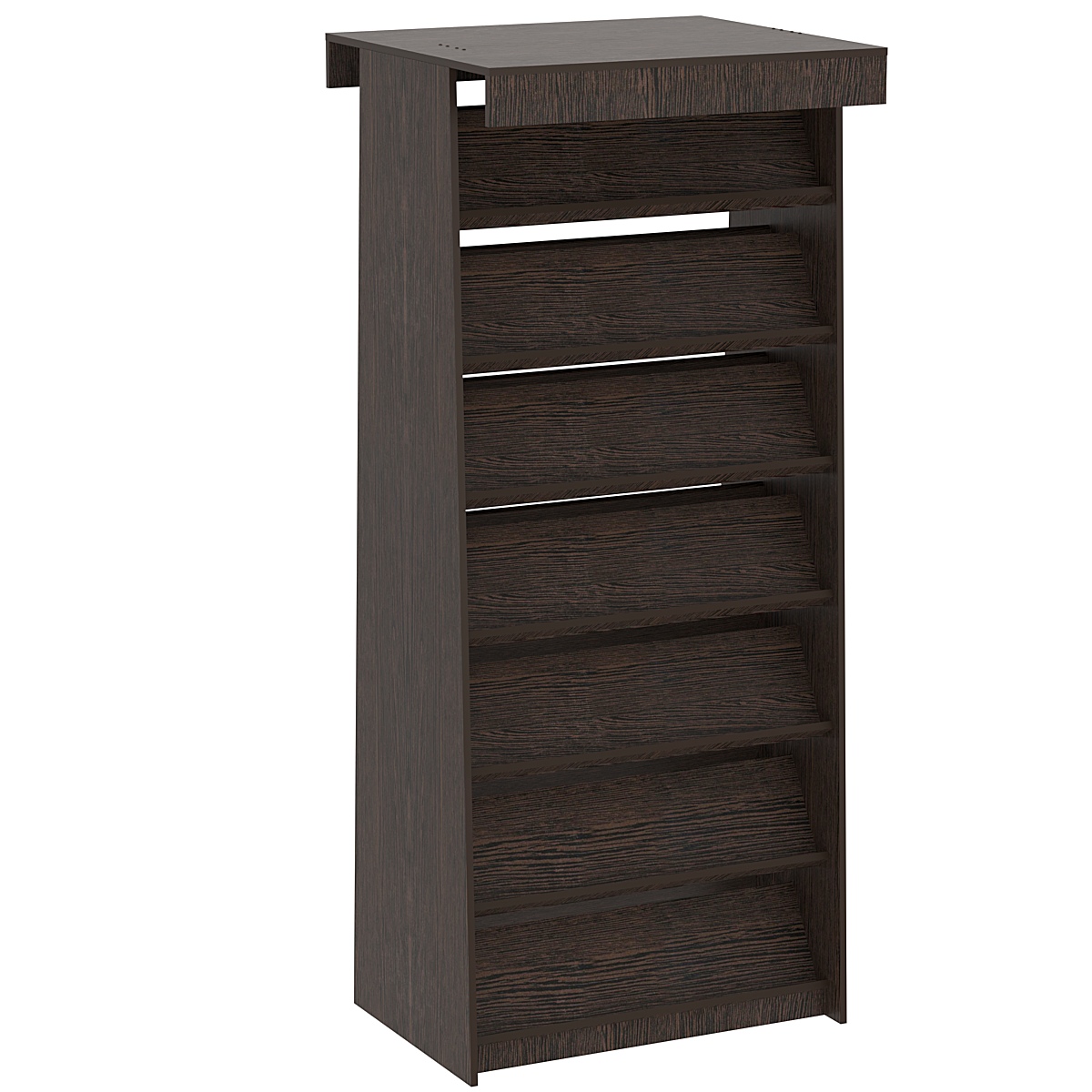 Стеллаж под книги №7 островной Дуб Венге