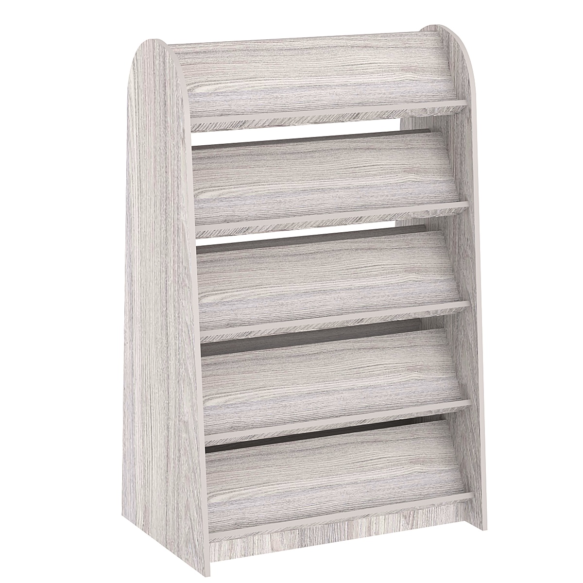 Стеллаж под книги №9 островной, низкий. Ясень Анкор светлый - U31104