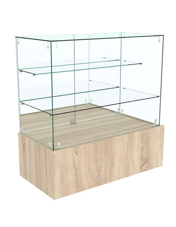 Прилавок ОТРАЖЕНИЕ на подиуме №2 Дуб сонома