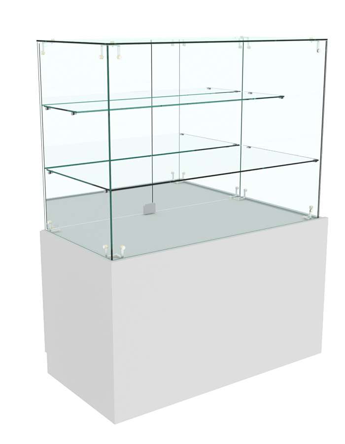 Прилавок ОТРАЖЕНИЕ с накопителем №7 Cерый