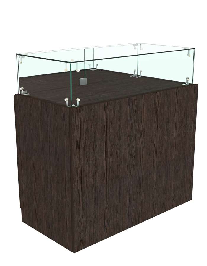 Прилавок ОТРАЖЕНИЕ из ДСП №14 Дуб Венге