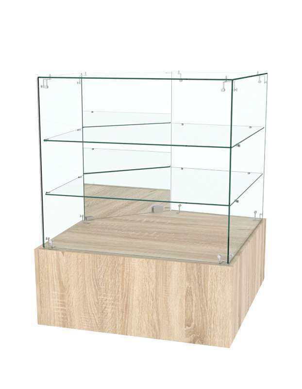 Прилавок ОТРАЖЕНИЕ с крепежами №5 угловой Дуб сонома