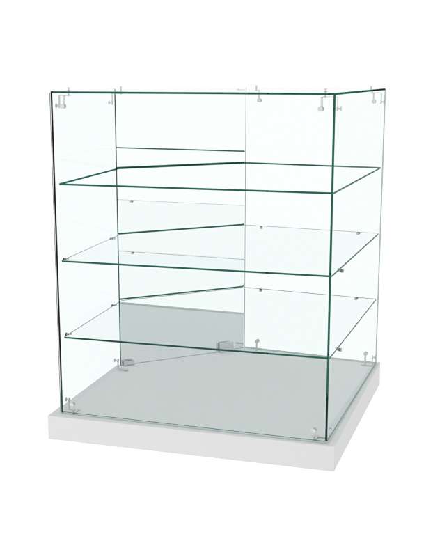 Прилавок закрытый ОТРАЖЕНИЕ №6 угловой Cерый