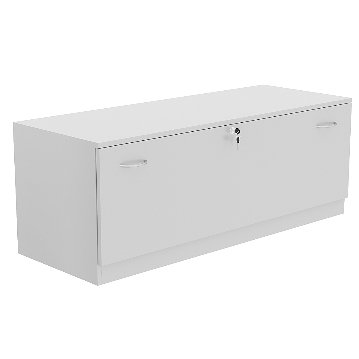 Тумба T-11 1200мм (H-450мм c одним выдвижным ящиком) Cерый