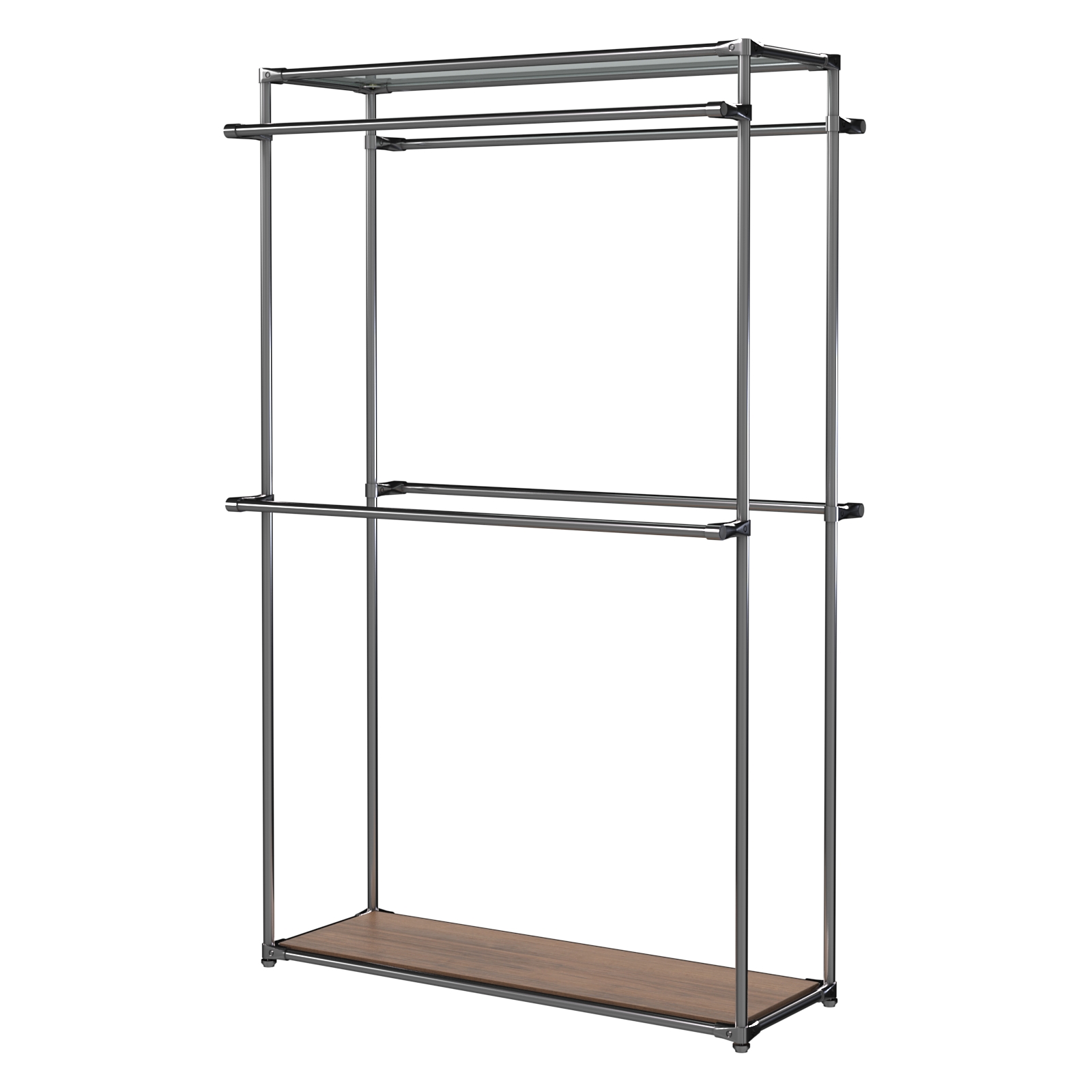 Хромированное вешало БАШНЯ №3 Орех