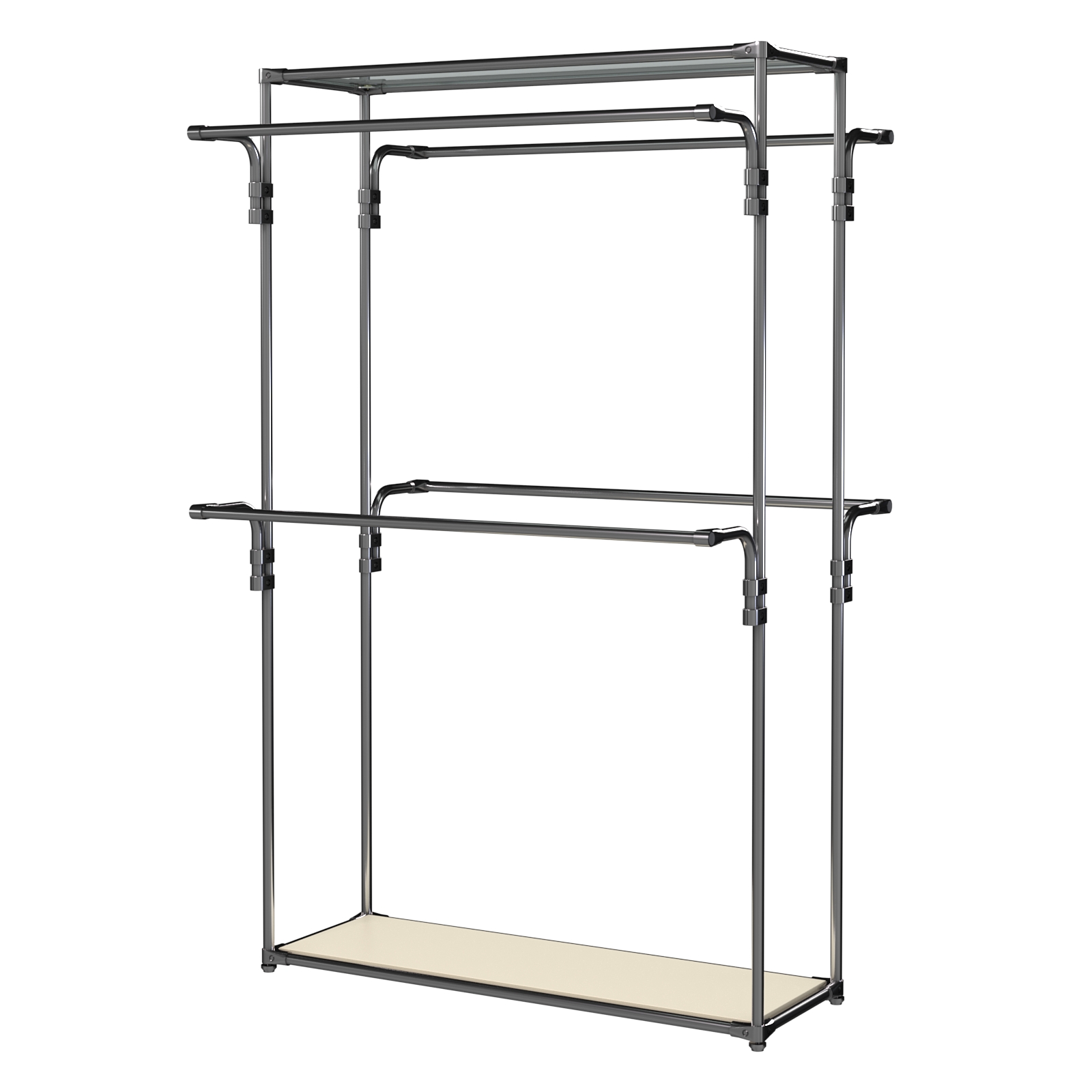 Хромированное вешало БАШНЯ №4 Крем Вайс